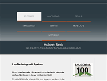Tablet Screenshot of hubertbeck.de